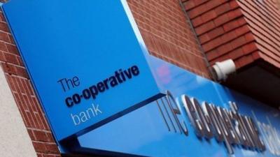 Co-operative bank sign