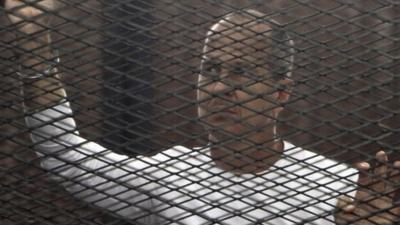 Peter Greste in jail in Cairo