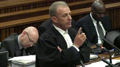 Gerrie Nel cross-examines Oscar Pistorius