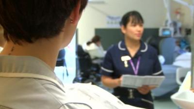 Nurse on ward