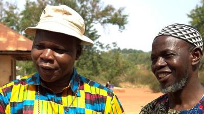 Archbishop Dieudonne Nzapalainga and Imam Oumar Kobine Layama in CAR (April 2014)