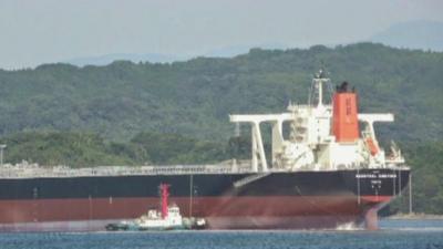 Seized ship in dock