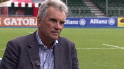 Chairman of Saracens rugby club in London, Nigel Wray