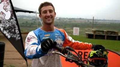 Motocross rider Tyron Miller