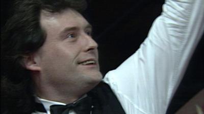 Fans' favourite Jimmy White completes only the second ever maximum break at the Crucible in 1992.