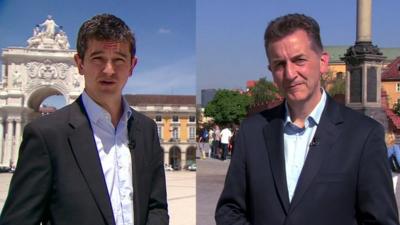 Chris Morris and Matthew Price report from Warsaw and Lisbon