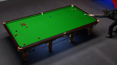 Mark Selby at the World Snooker Championship semi-final