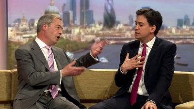 Nigel Farage and Ed Miliband on The Marr Show