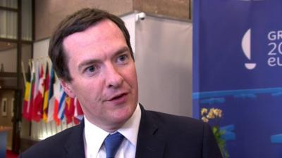 UK Chancellor George Osborne