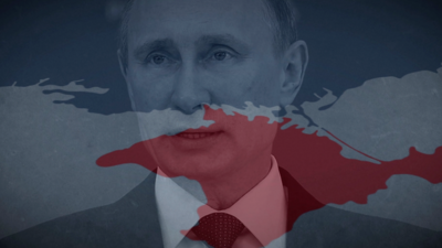 President Putin and Crimea illustration