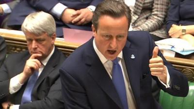 David Cameron at PMQs