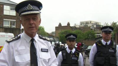 Metropolitan Police Commissioner Sir Bernard Hogan Howe