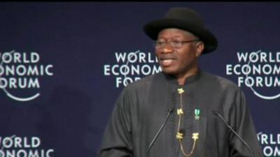 Goodluck Jonathan at World Economic Forum