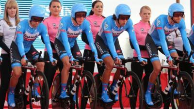 Dan Martin is part of the Garmin-Sharp at the Giro d'Italia