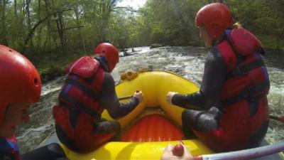 White water rafting