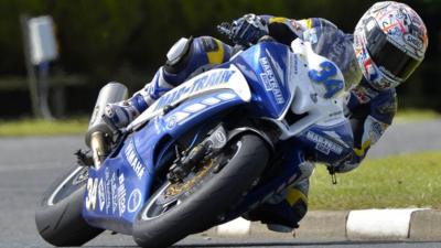 Alastair Seeley in action at the NW200