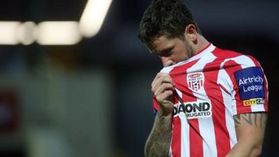 Rory Paterson denies a rift with former Derry City manager Roddy Collins