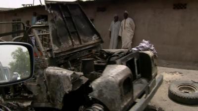 Aftermath of Boko Haram attack