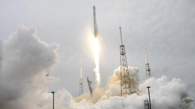 (File photo) A Space X rocket launches at Cape Canaveral