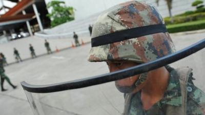 Thai army soldier