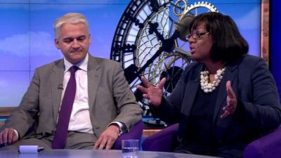 Patrick O'Flynn and Diane Abbott