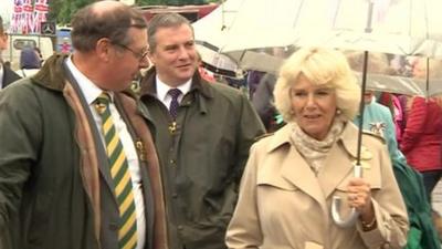 The Duchess of Cornwall at the Royal Bath & West Show