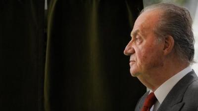 King Juan Carlos photographed in February