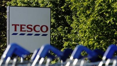 Tesco sign