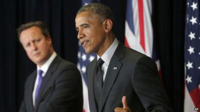 President Barack Obama and British Prime Minister David Cameron