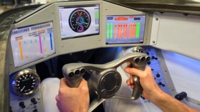 Inside the Bloodhound supersonic car (c) Bloodhound SSC