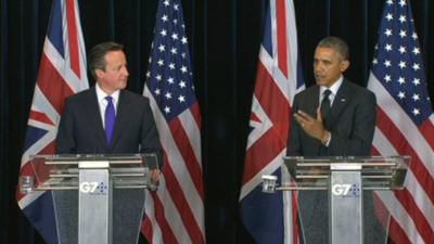 David Cameron and Barack Obama