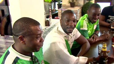 Nigeria fans in London