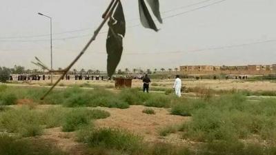 Students leave Anbar campus, 7 June