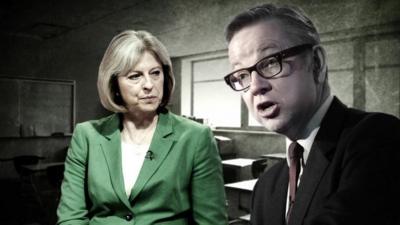 Theresa May and Michael Gove