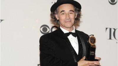 Mark Rylance and his Tony award