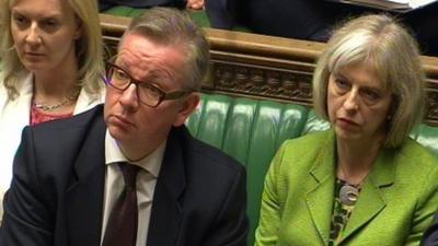 Michael Gove and Theresa May