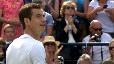 Queen's 2014: Andy Murray wins on grass v Paul Henri-Mathieu