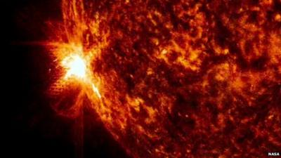 Solar flare image