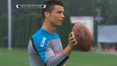 World Cup 2014: Cristiano Ronaldo & Portugal train with New York Jets