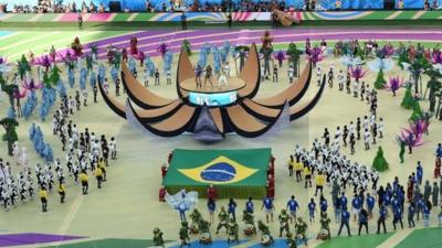 Watch highlights from the World Cup opening ceremony