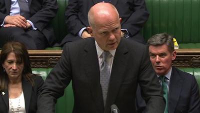 Foreign Secretary William Hague