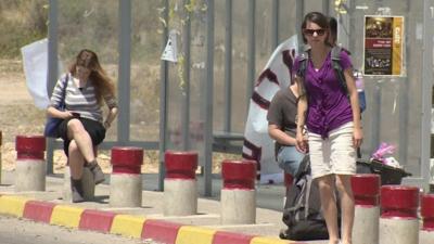 Hitchhikers near Hebron