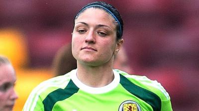 Scotland captain and goalkeeper Gemma Fay