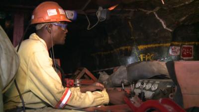 Miner in Zimbabwe