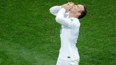 Wayne Rooney looks to the heavens after England lose their second straight group match against Uruguay