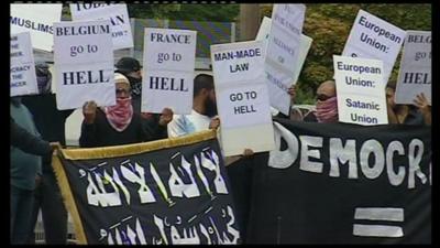 Demonstrations in Cardiff in 2010