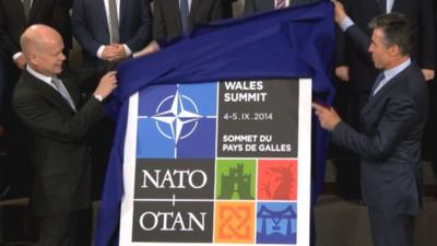 Nato summit logo unveiling