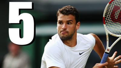 Grigor Dimitrov's top five shots against Luke Saville