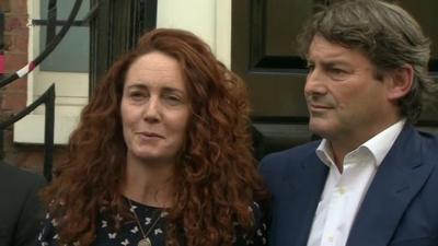 Rebekah and Charlie Brooks