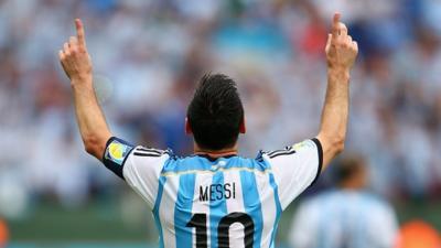 Argentina's Lionel Messi